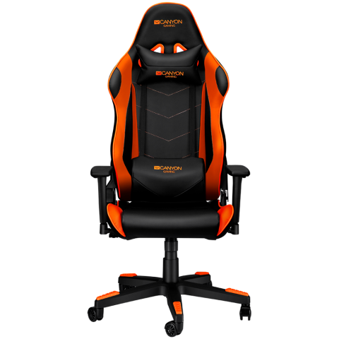 Jocuri si multimedia - CANYON gaming chair Deimos GC-4 Black Orange