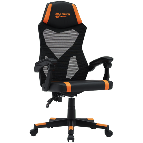CANYON gaming chair Flow MCH01 Mesh Black Orange [1]
