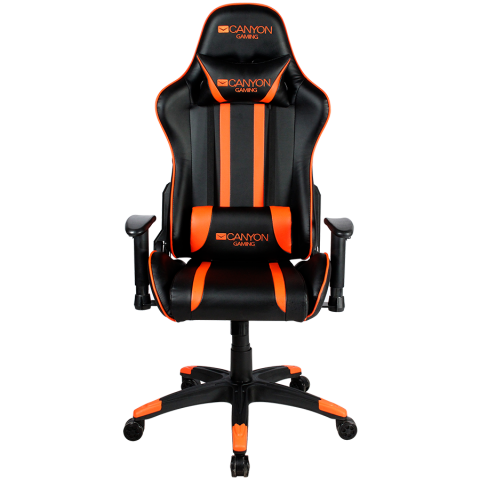 Jocuri si multimedia - CANYON gaming chair Fobos GC-3 Black Orange