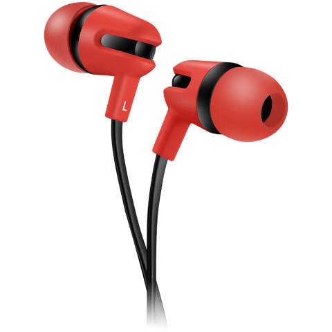 Telefoane - CANYON headphones SEP-4 Mic Flat 1.2m Red