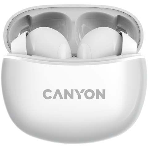Laptop/Tablete/Telefoane - CANYON headset TWS-5 White