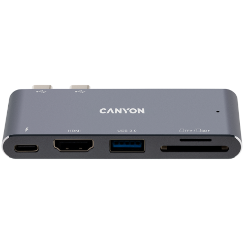 Retelistica - CANYON hub DS-5 5in1 Thunderbolt 3 4k Space Grey
