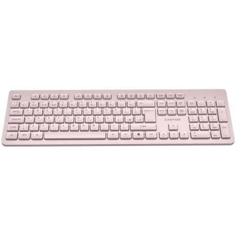 CANYON keyboard HKB-W01 UK/US AAA Wireless Beige [1]