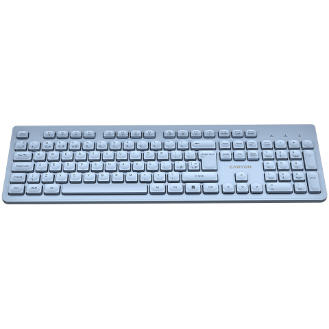 CANYON keyboard HKB-W01 UK/US AAA Wireless Blue [1]
