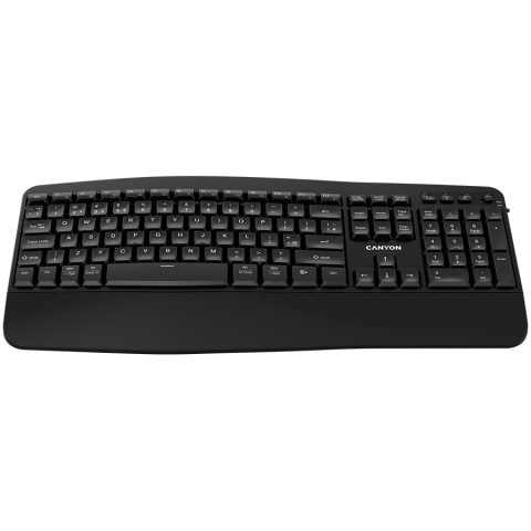 Periferice - CANYON keyboard HKB-W6 Wireless Black