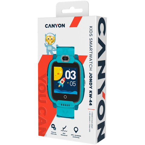 CANYON kids watch Jondy KW-44 4G Camera GPS Music Green [3]