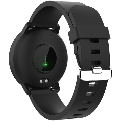 CANYON Lollypop SW-63, Smart watch, 1.3inches IPS full touch screen, Round watch, IP68 waterproof, multi-sport mode, BT5.0, compatibility with iOS and android, black, Host: 25.2*42.5*10.7mm, Strap: 20 [2]
