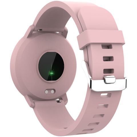CANYON Lollypop SW-63, Smart watch, 1.3inches IPS full touch screen, Round watch, IP68 waterproof, multi-sport mode, BT5.0, compatibility with iOS and android, Pink, Host: 25.2*42.5*10.7mm, Strap: 20* [2]