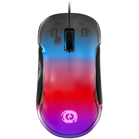 Jocuri si multimedia - CANYON mouse Braver GM-728 LED Crystal 7buttons Wired Black