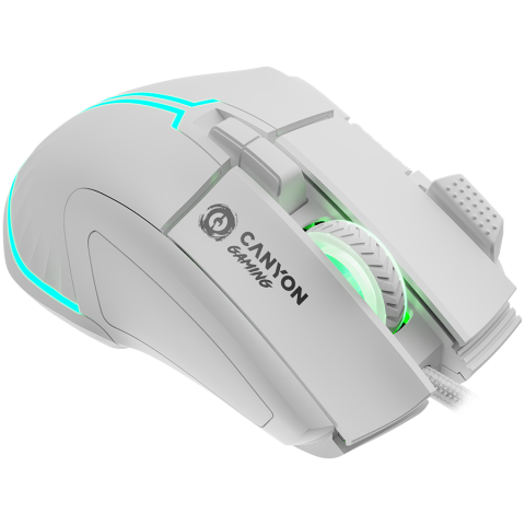 CANYON mouse Fortnax GM-636 RGB 9buttons Wired White [3]