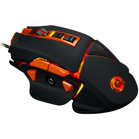 CANYON mouse Hazard GM-6 LED Wired Black Orange [1]