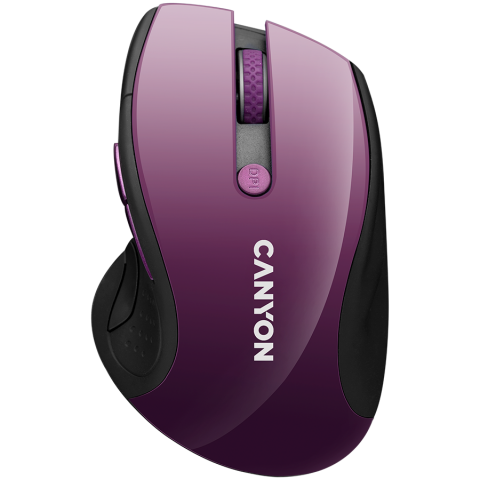Periferice - CANYON mouse MW-01 BlueLED Wireless Purple