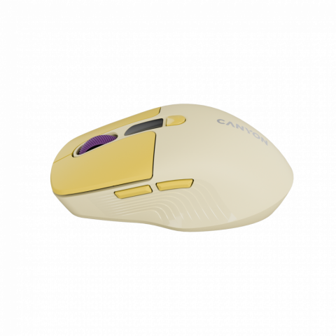 CANYON mouse MW-26 LCD Silent Dual Mode Wireless Yellow [2]