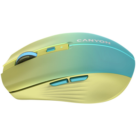 CANYON mouse MW-44 Wireless Charge Yellow Blue [1]