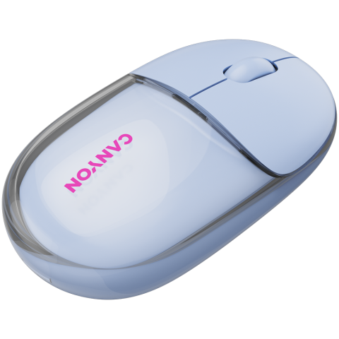 CANYON mouse OnClick 24 BT/ Wireless Transparent/Blue [5]