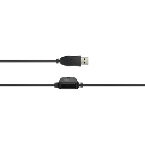 CANYON PC headset CHSU-1 PC Mic USB 2m Black [3]