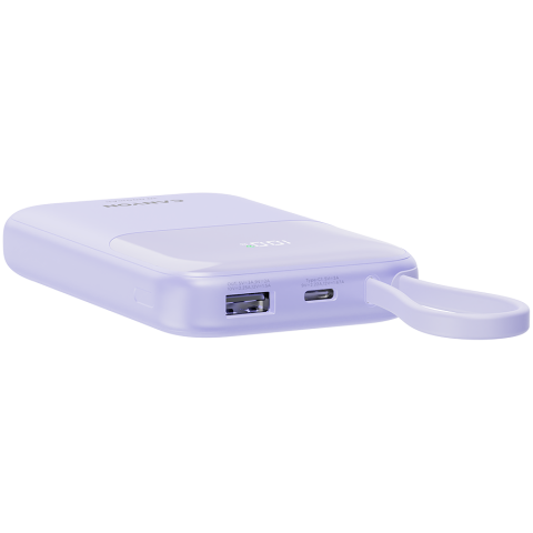 CANYON power bank OnPower 101 built-in cable 10000 mAh PD22.5W Purple [4]