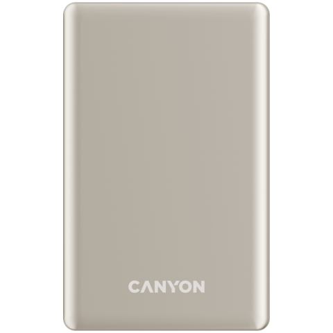 Electronice/Electrocasnice - CANYON power bank OnPower 505 slim Magnetic 5000 mAh PD20W Beige
