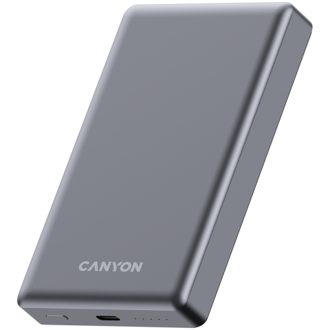 CANYON power bank OnPower 510 slim Magnetic 10000 mAh PD20W Dark Grey [1]