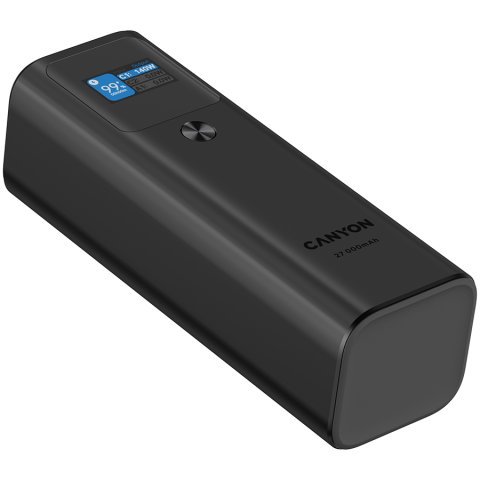 CANYON power bank PB-2010 TFT 27000 mAh 97.2Wh PD140W QC 3.0 Dark Grey [4]