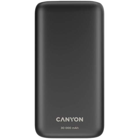 Electronice/Electrocasnice - CANYON power bank PB-301 LED 30000 mAh PD 20W QC 3.0 Black