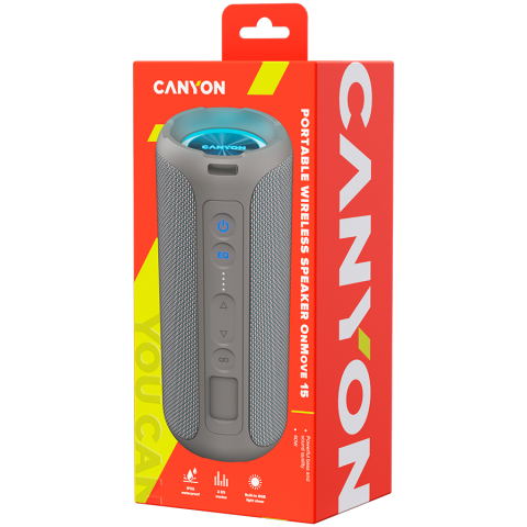 CANYON speaker OnMove 15 40W EQ TWS AUX Beige [5]