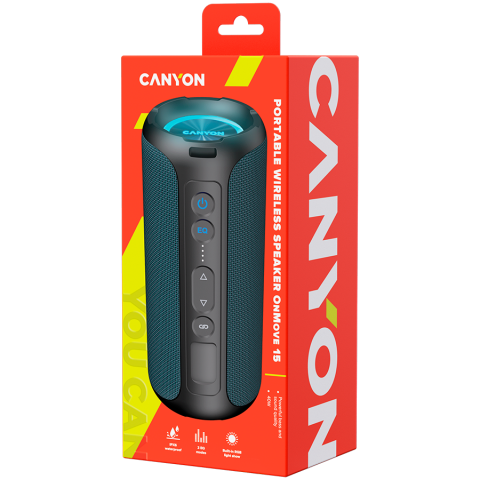 CANYON speaker OnMove 15 40W EQ TWS AUX Dark Blue [5]
