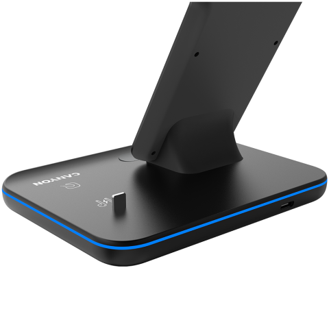 CANYON wireless charger WS-302 15W 3in1 Black [3]