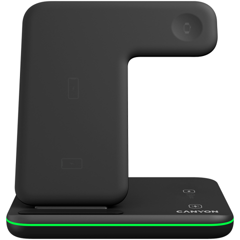 CANYON wireless charger WS-303 15W 3in1 Black [1]