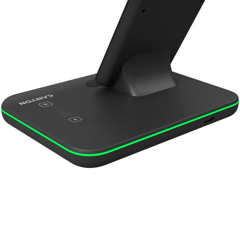 CANYON wireless charger WS-303 15W 3in1 Black [4]