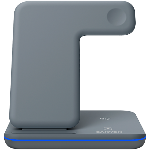 Electronice/Electrocasnice - CANYON wireless charger WS-303 15W 3in1 Gray