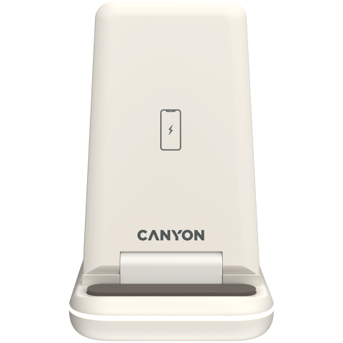 CANYON wireless charger WS-304 15W 3in1 Cosmic Latte [2]