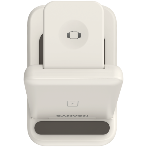 CANYON wireless charger WS-304 15W 3in1 Cosmic Latte [5]