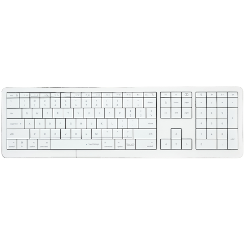 CLEVETURA CLVX 1 Touch-On-Keys AI Wireless Keyboard, ANSI US Mac layout, Scissor Switches, Aluminum Chassis, Interactive RGB, Mac/iPad/AppleTV/PC support [6]