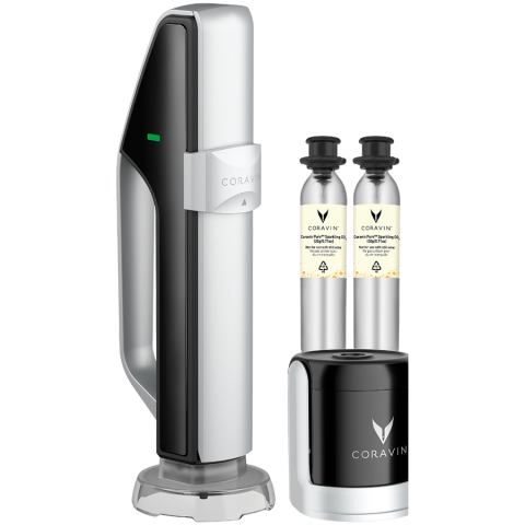 Electronice/Electrocasnice - CORAVIN Sparkling Wine Preservation System - Black/Silver - new