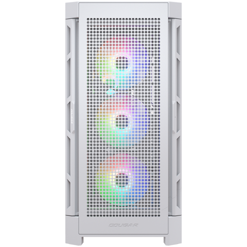 COUGAR AIRFACE PRO RGB PC Case, Mid Tower, White [4]