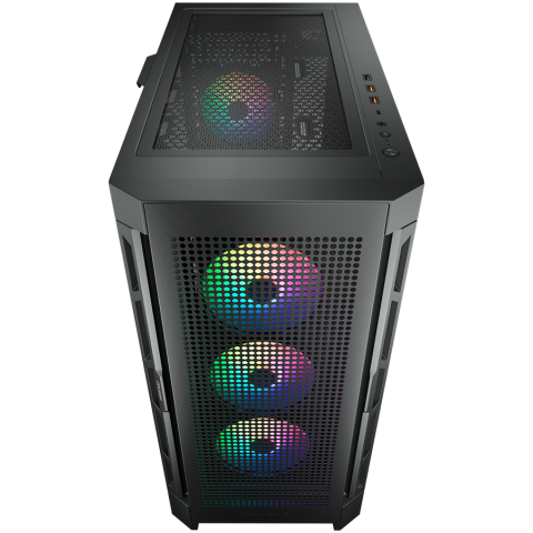 COUGAR DUOFACE PRO RGB PC Case, Mid Tower, Black [3]