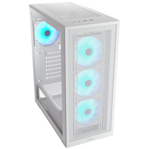 COUGAR MX220 RGB PC Case, Mid Tower, White [1]