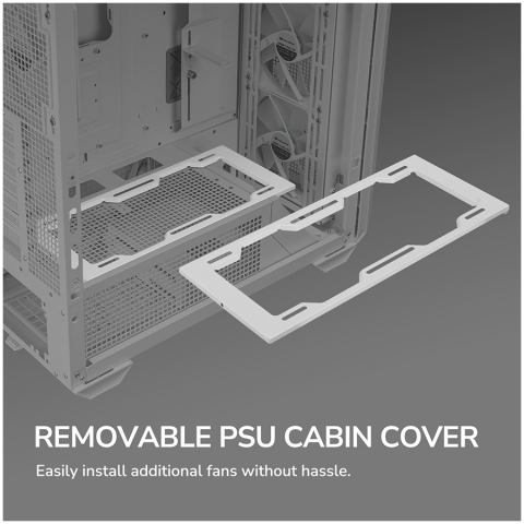 COUGAR MX600 PC Case, Mid Tower, White [15]