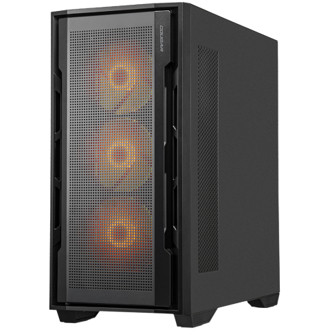 COUGAR UNIFACE RGB PC Case, Mid Tower, Black [1]