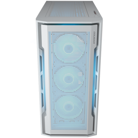COUGAR UNIFACE RGB PC Case, Mid Tower, White [9]