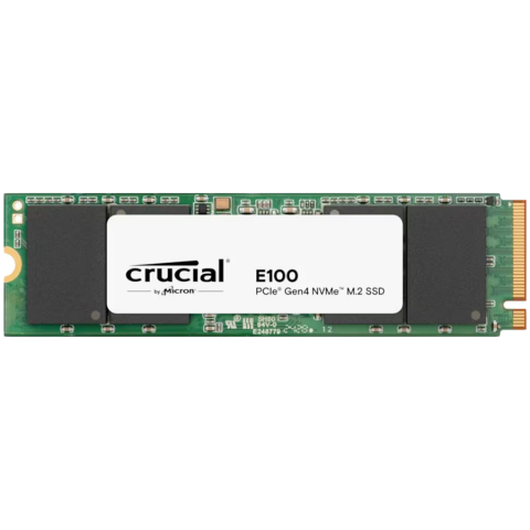 SSD - CRUCIAL E100 480GB NVMe PCIe Gen.4 M.2 2280