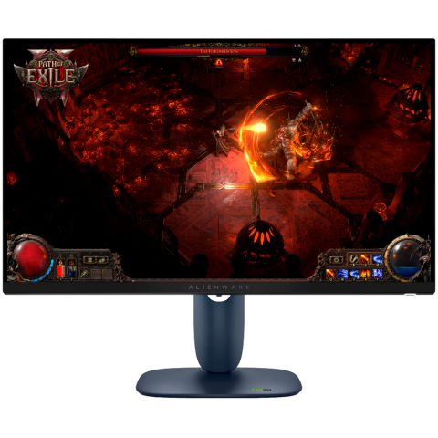 Monitoare/Televizoare - Dell Alienware 27 Gaming Monitor - AW2725DM 27" WQHD 2560x1440 180Hz, 95% DCI-P3 (CIE 1976), 109 PPI, 16:9, 400cd/m2, IPS, 1000:1, 178/178, 1ms/2ms/4ms, DP, HDMI, USB, Height, Swivel, Tilt, Pivot