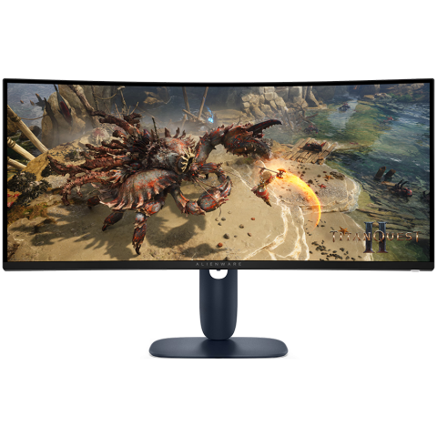 TV/Audio-Video/Foto - DELL Alienware 34 Curved Gaming Monitor AW3425DWM, 34" WQHD 3440x1440 at 180Hz, 21:9, 95% DCI-P3 (CIE 1976), 1 ms, 400 cd/m2(peak), 3000:1, 1.07 billion colours, 178/178, 2xHDMI, DP 1.4, USB 5Gbps Typ