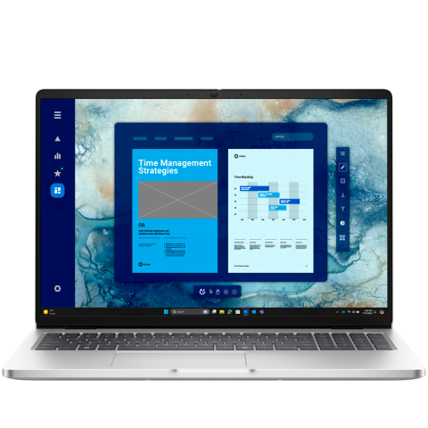 Notebooks - Dell Pro 16,16"FHD+(1920x1200)300nits 45% NTSC,Intel Core Ultra 7 255U(12cores/5.2GHz),32GB(1x32)5600MT/s,1TB SSD,Integrated Intel Graphics,Wi-Fi 6E AX211(2x2)+BT 5.3,Backlit Kb,FGP,3cell 45WHr,Win11P