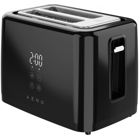Electronice/Electrocasnice - Electric Toaster, black, 220-240V, 50-60Hz, 780-930W, 2 slots, 3 modes, 7 browning levels