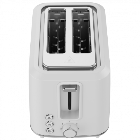 Electric Toaster, white, 220-240V, 50-60Hz, 920-1080W, 2 slots, 3 modes, 7 browning levels [5]