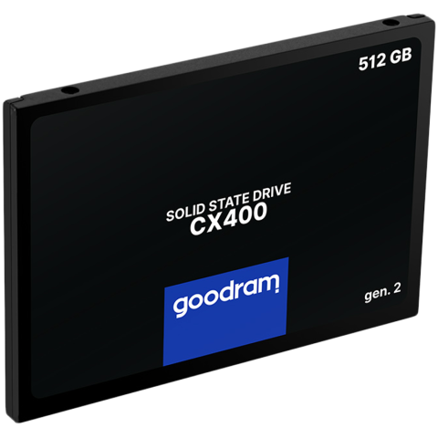 SSD - SSD GOODRAM CX400 Gen.2, 512GB, SATA III, 2.5", 550MB/s