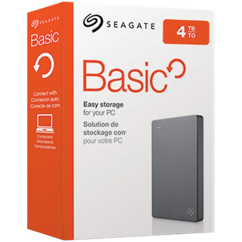 Hard disk uri - HDD Extern SEAGATE Basic Portable Drive 4TB, 2.5'', USB 3.0, 270g