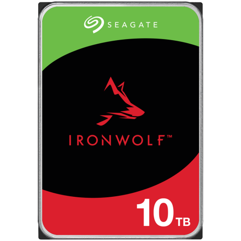 Hard disk uri - HDD NAS SEAGATE IronWolf 10TB CMR, 3.5", 256MB, 7200RPM, SATA, Rescue Services 3 ani, TBW: 180